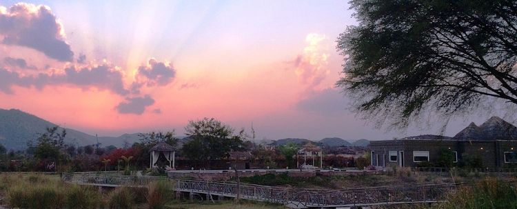 Sonnenuntergang Rajasthan