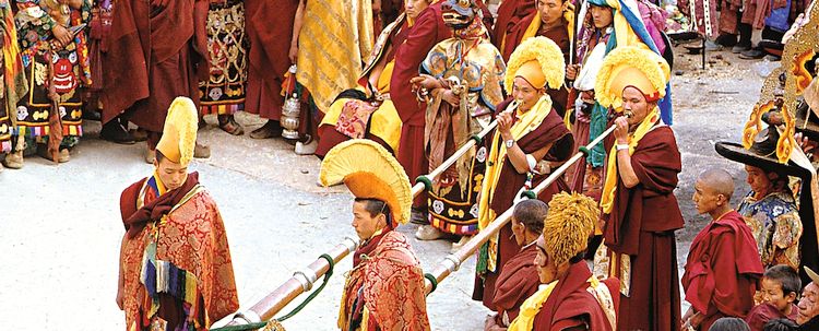 Tawang Kloster losar Neujahrszeremonie Arunachal