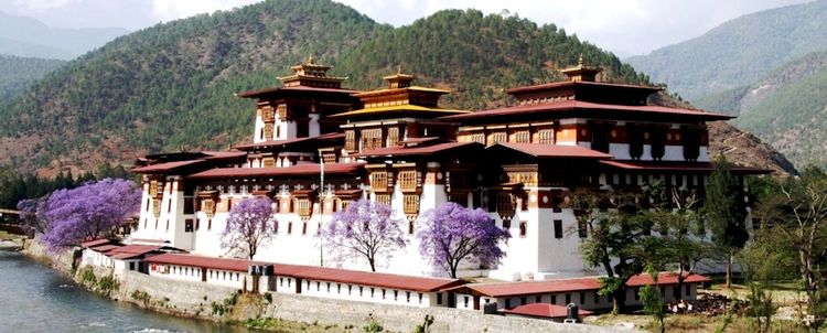 Punakha Dzong, eine der schÃ¶nsten Klosterburgen Bhutans
