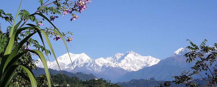 Sikkim Landschaft mit Khangchendzonga