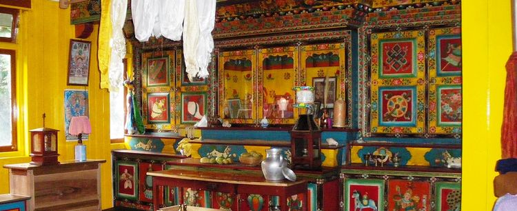 Bhutia Gebetszimmer Sikkim Bhutia Gebetszimmer Sikkim
