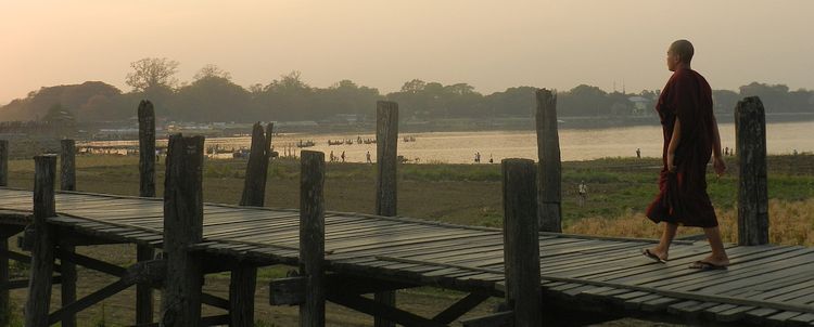 U-Bein Brücke Burma Myanmar U-Bein Brücke Burma Myanmar