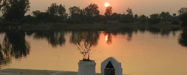 Khajuraho Sonnenuntergangt